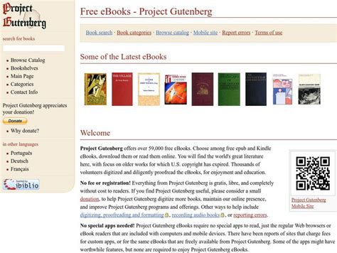 Project Gutenberg : Free Books : Free Texts : Free Download, .